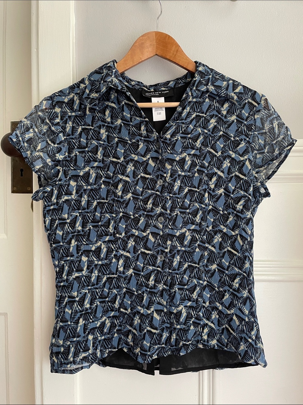 Silk Jones New York blouse- Size 8